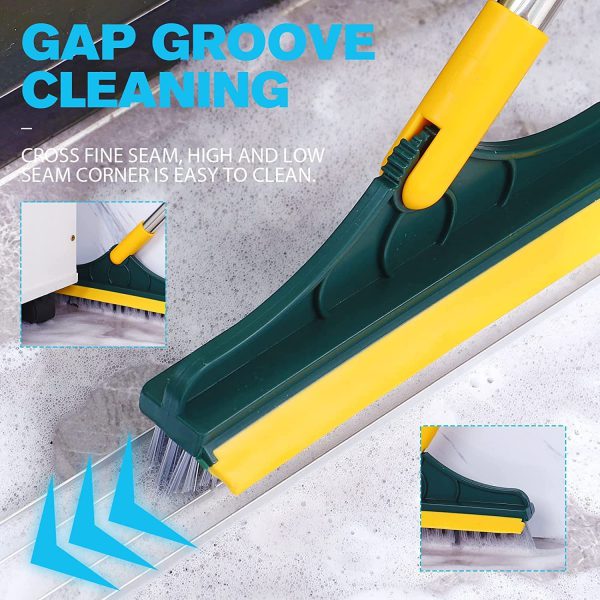 2 In 1 Floor Cleaning Brush | Bathroom Tile | Windows | With 120° Rotatable Head