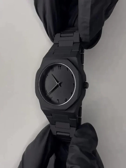 Full Black Arabic Aura Watch