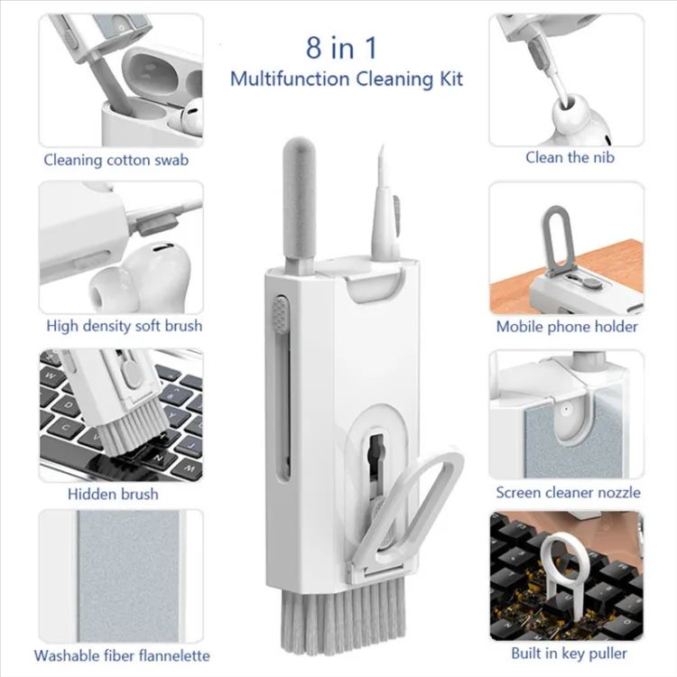 8-In-1 Computer Keyboard Cleaner Brush Kit