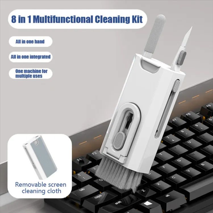 8-In-1 Computer Keyboard Cleaner Brush Kit