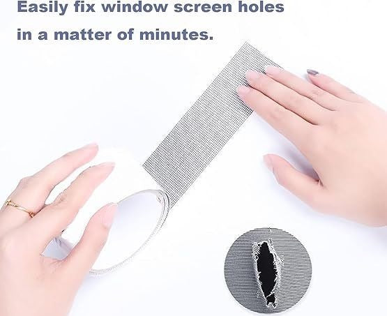 Mesh Roll Tape Window Screen Repair Patch Tape 2 Meter