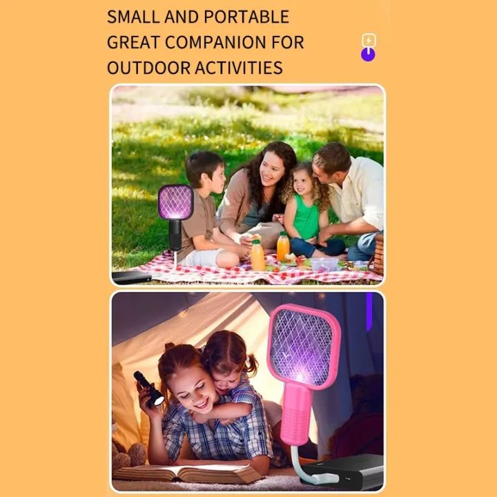 Mini USB Electric Mosquito Gadget Swatter UV Light with Sharp Sparking