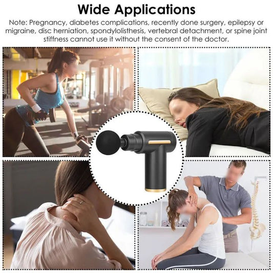 Professional Deep Tissue Massage Gun High Torque Muscle Relaxer Portable