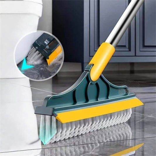 2 In 1 Floor Cleaning Brush | Bathroom Tile | Windows | With 120° Rotatable Head