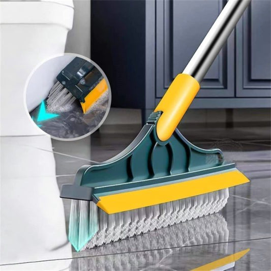 2 In 1 Floor Cleaning Brush | Bathroom Tile | Windows | With 120° Rotatable Head