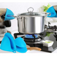 Silicone Oven Mitts Pot Holder 1 Pair