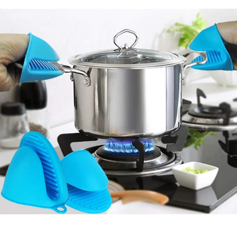 Silicone Oven Mitts Pot Holder 1 Pair