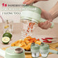4 In 1 Portable Electric Vegetable Cutter Set Mini Wireless