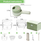 4 In 1 Portable Electric Vegetable Cutter Set Mini Wireless