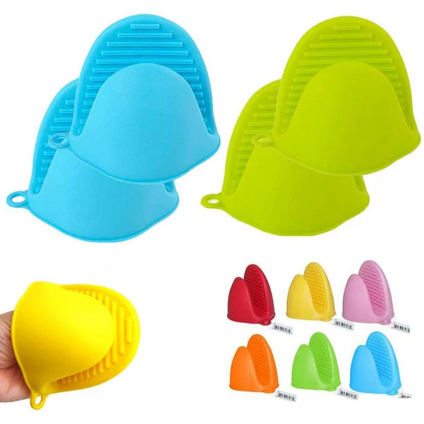 Silicone Oven Mitts Pot Holder 1 Pair