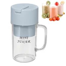 Mug Shaped Portable Blender With Straw