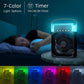 Portable Mini Electric Fan Air Conditioner Humidifier With LED Night Light