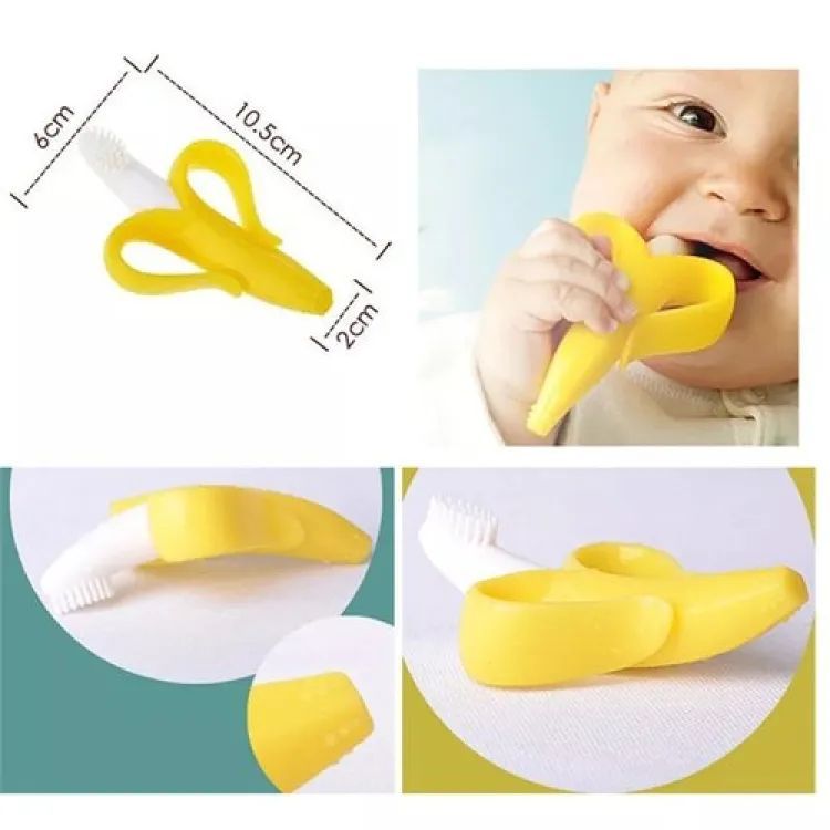 Baby Banana Teether Soothing Pain Relief Soft Toy