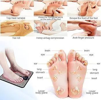 EMS Foot Massager Pad with Remote