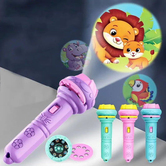Toy Torch Lamp Flashlight Projector
