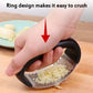 Manual Stainless Steel Garlic Crusher With Handle