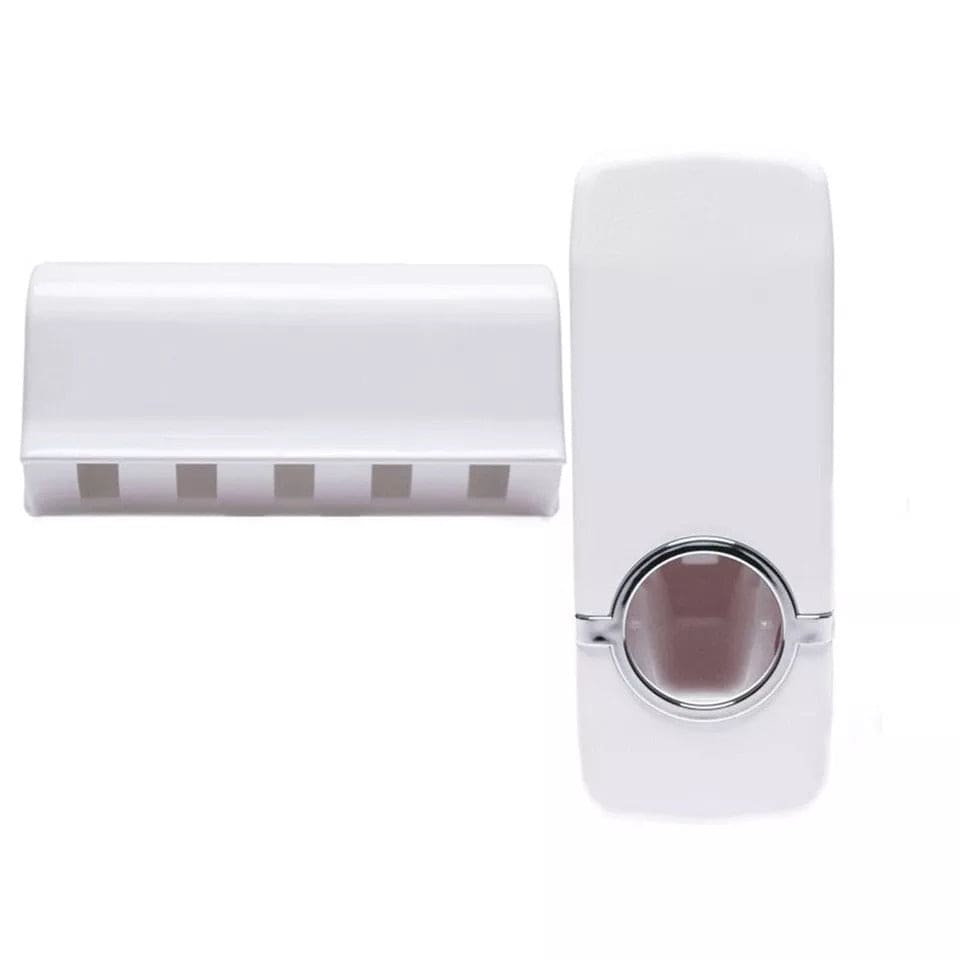 Automatic Toothpaste Dispenser Set With 5 Brush Holder
