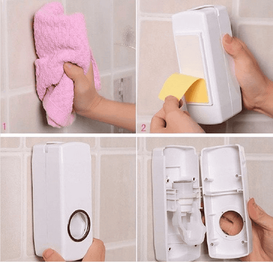 Automatic Toothpaste Dispenser Set With 5 Brush Holder