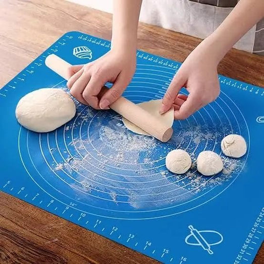 Silicone Baking Roti Mat With Measurements Heat | Resistant | Non Stick Flour Rolling Mat