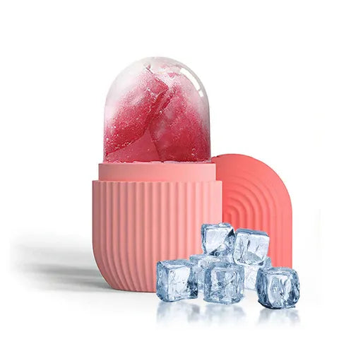 Ice Roller for Face Enhance Skin Glow Reusable Facial Massager (Random Color)