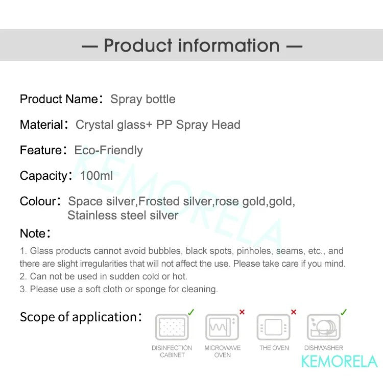 Kitchen Push Type Spray Bottle