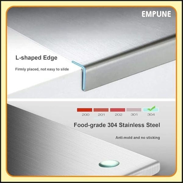 Stainless Steel Cutting Board Durable