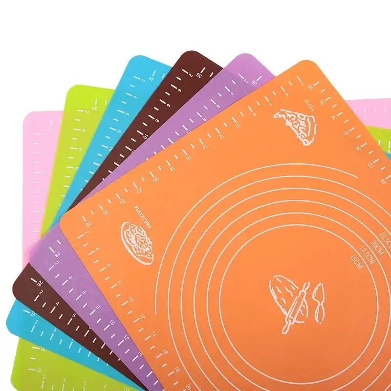 Silicone Baking Roti Mat With Measurements Heat | Resistant | Non Stick Flour Rolling Mat
