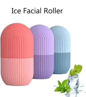 Combo Pack | Marble Jade Roller With Stone Marble | Ice Roller Facial Massage | Derma Roller [pack Of 3]