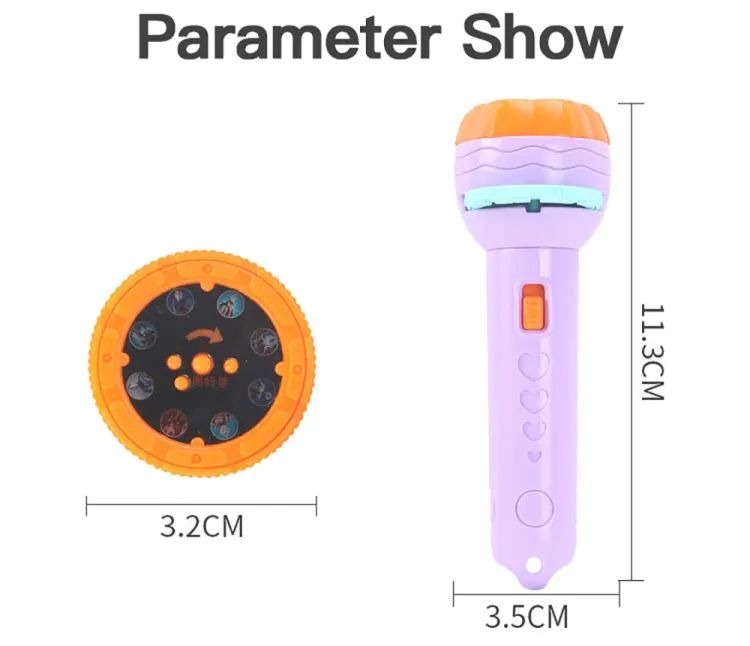 Toy Torch Lamp Flashlight Projector