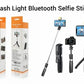 R1s Bluetooth Selfie Sticks with Remote and Selfie Light 3-in-1
