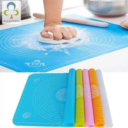 Silicone Baking Roti Mat With Measurements Heat | Resistant | Non Stick Flour Rolling Mat