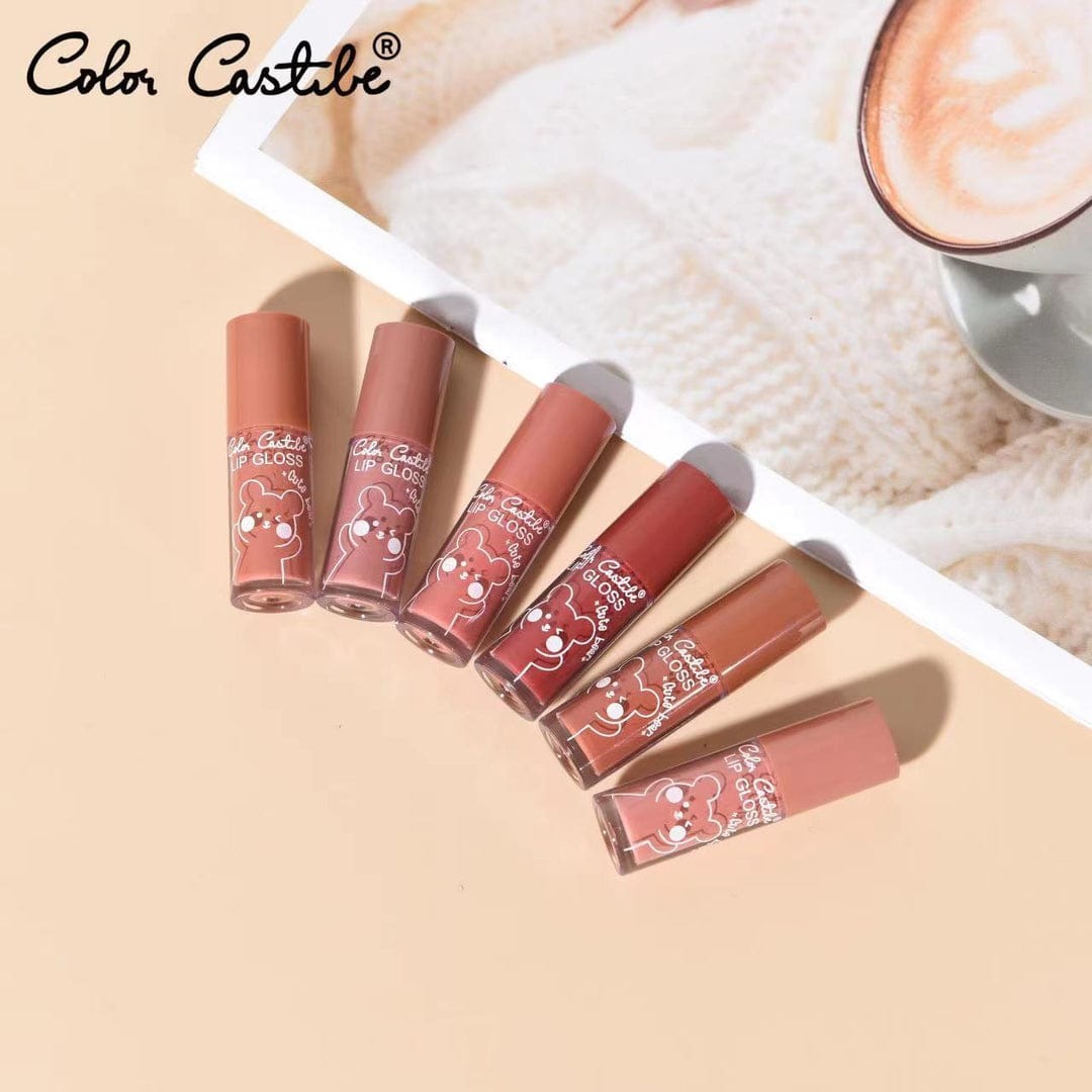 Dragon Ranee 6 Colors Cartoon Set Waterproof Moisturizing Lip Glaze
