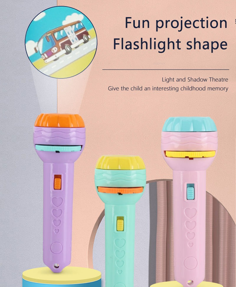 Toy Torch Lamp Flashlight Projector