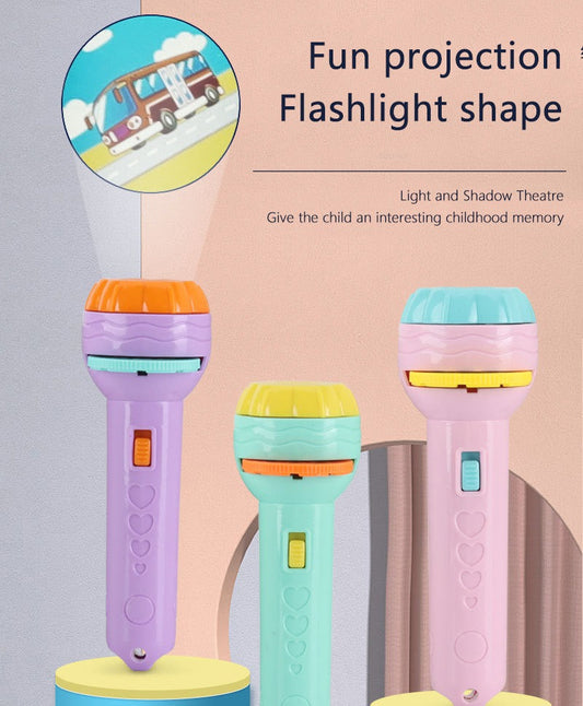 Toy Torch Lamp Flashlight Projector