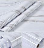 Self Adhesive Marble Sheet for Kitchen-Anti Oil and Heat Resistant Wallpaper (60x 200 cm)