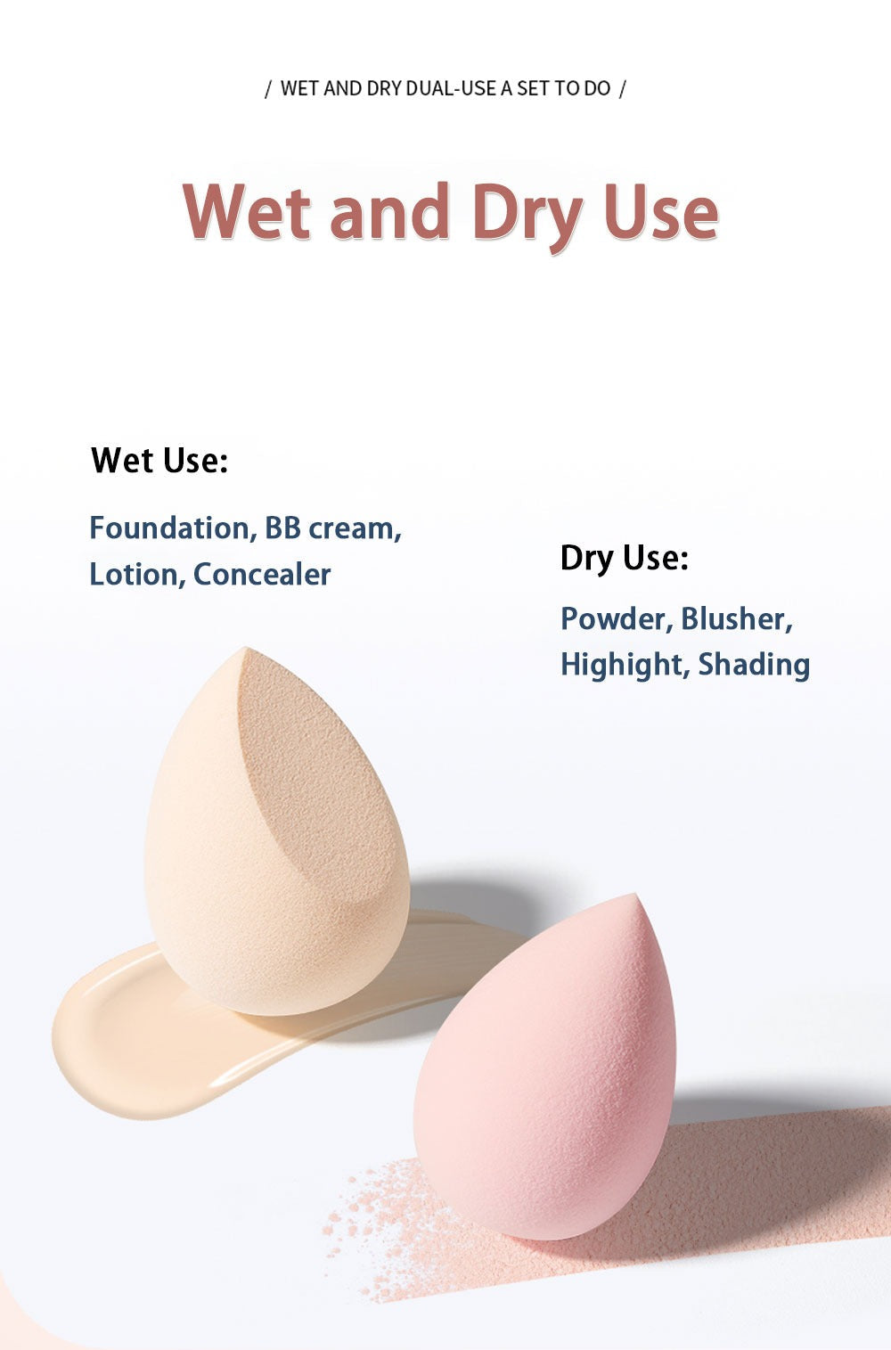 4PCS Makeup Sponge Blender Set