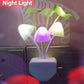 Mashroom Wall Light-Control Sensor Night Light