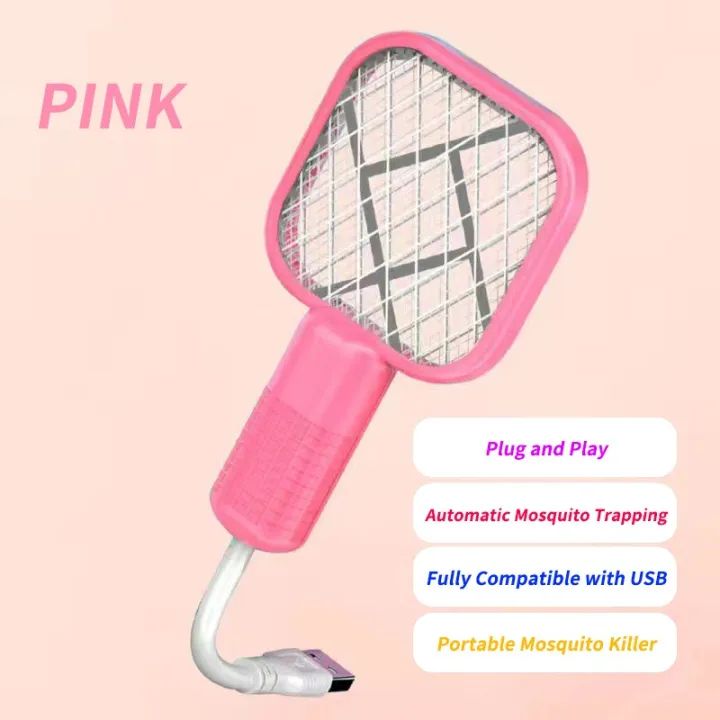 Mini USB Electric Mosquito Gadget Swatter UV Light with Sharp Sparking