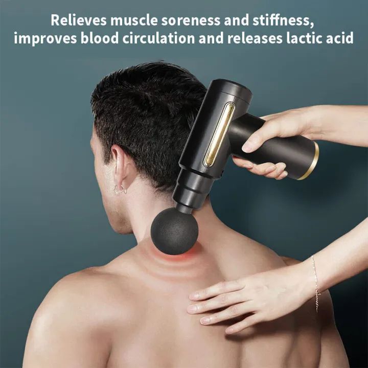 Professional Deep Tissue Massage Gun High Torque Muscle Relaxer Portable