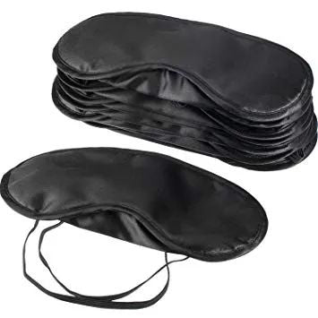 Sleeping Nap Eye Mask Eye Shade Cover (Black)