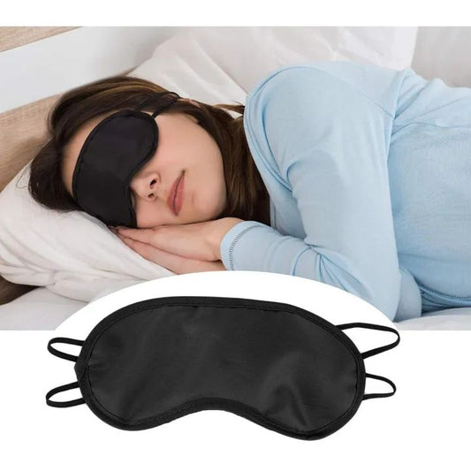 Sleeping Nap Eye Mask Eye Shade Cover (Black)