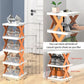 Stackable Vertical Space Saving Shoe Storage Rack Bookshelf Organizer (5 Layer)